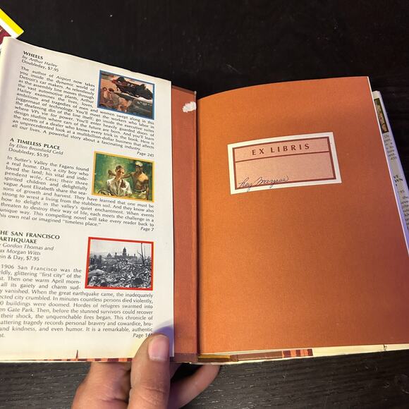 Reader's Digest Condensed Books Timeless Place Wheels Summer Red Wolf Earthquake - Picture 2 of 6